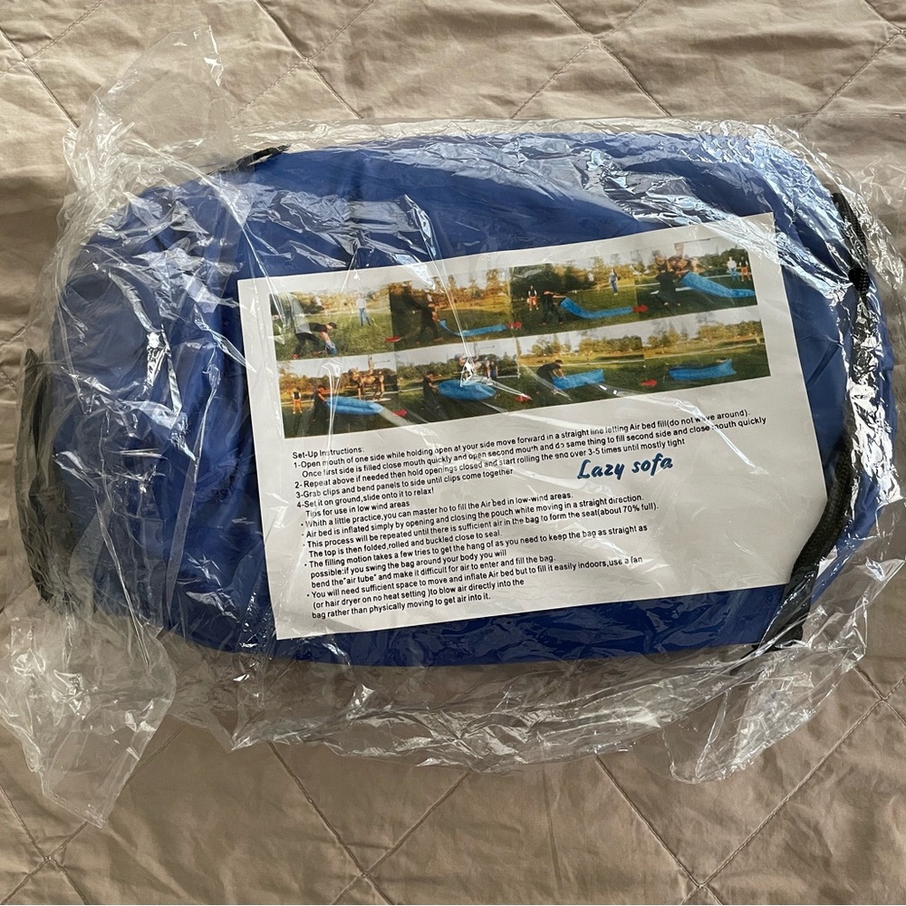 Lazy Sofa - BNWT - inflatable bench/sofa/bed